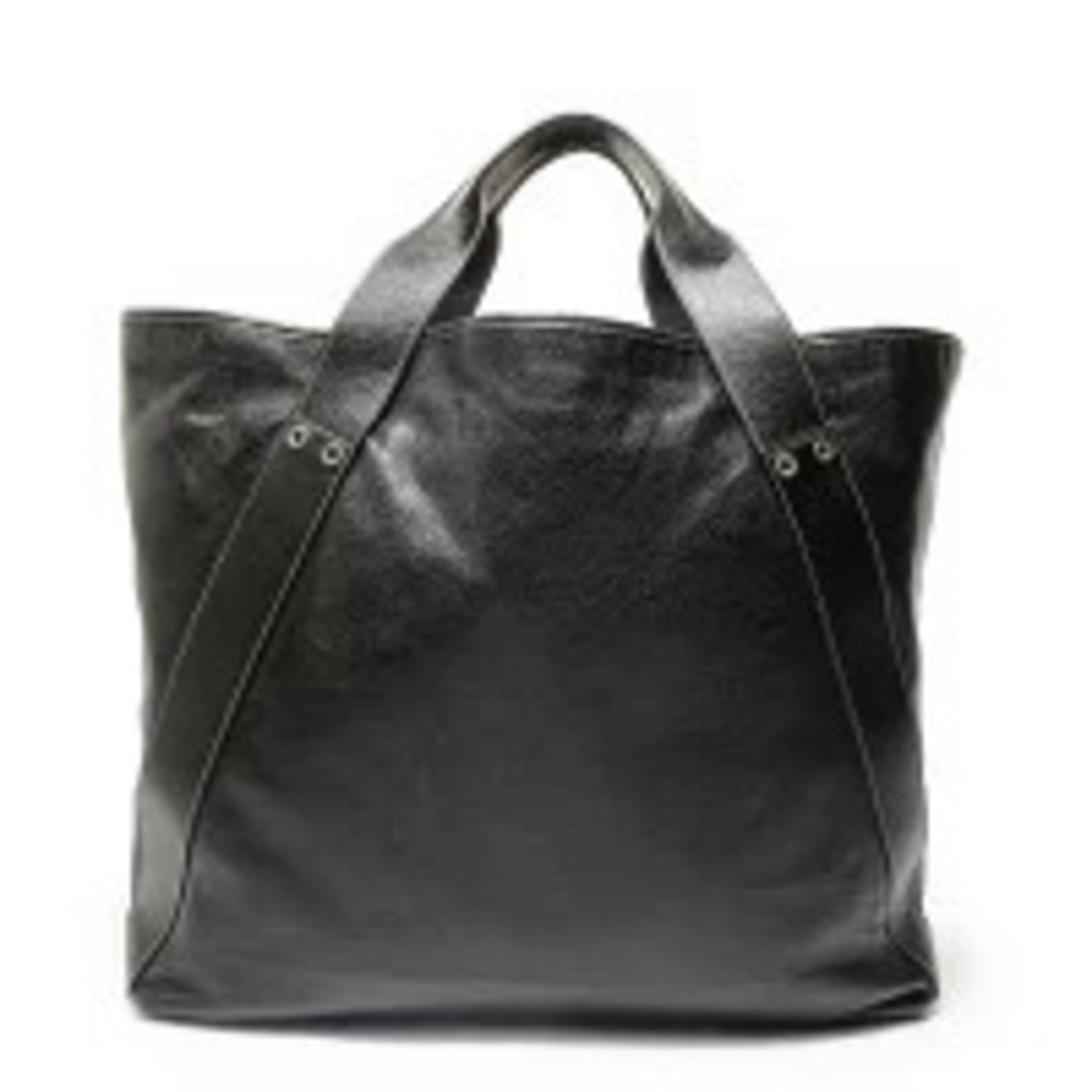 Gucci leather tote shoulder bag black